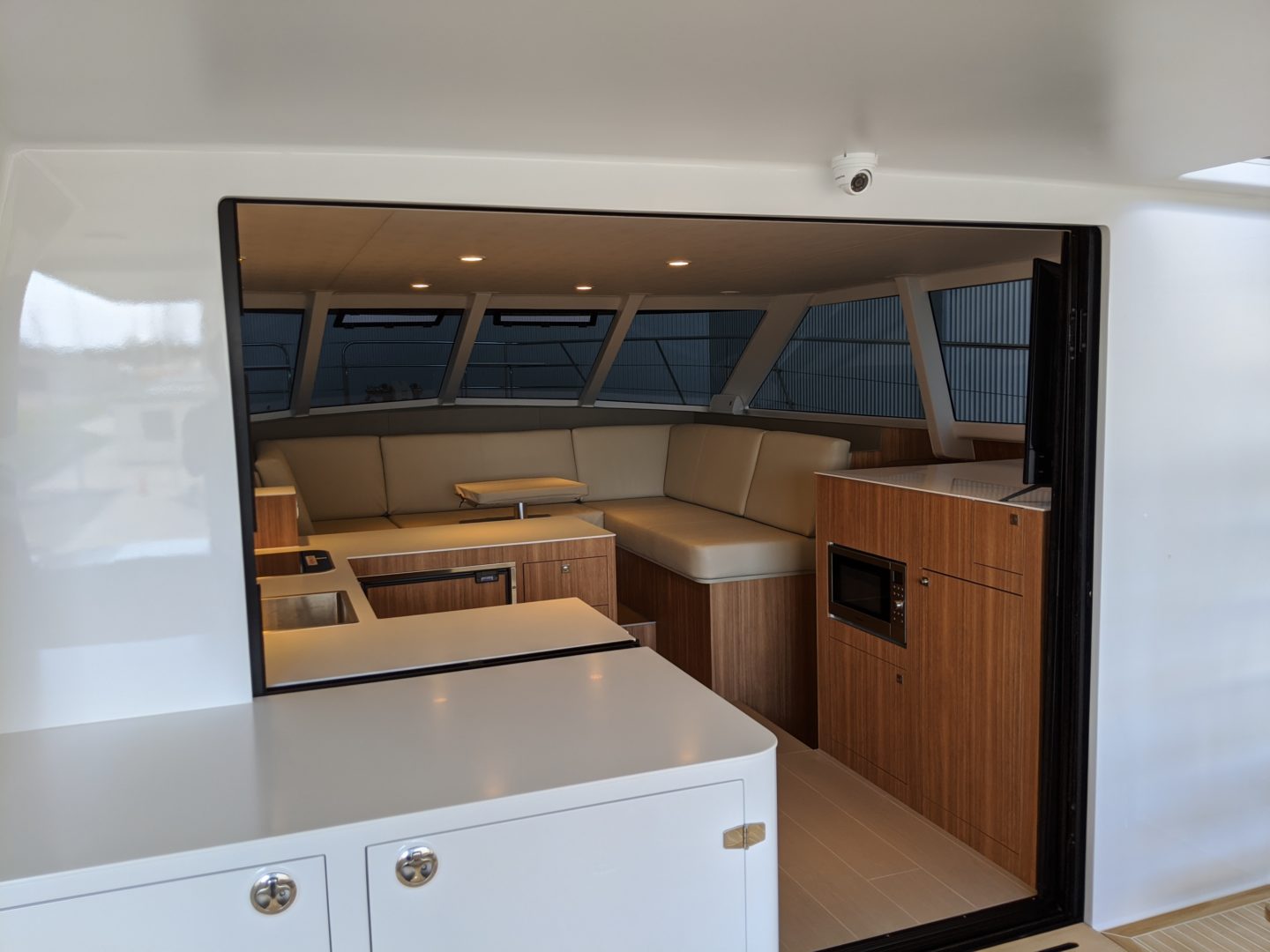 Cockpit Storage and Saloon Duflex Boat Construction Lightweight